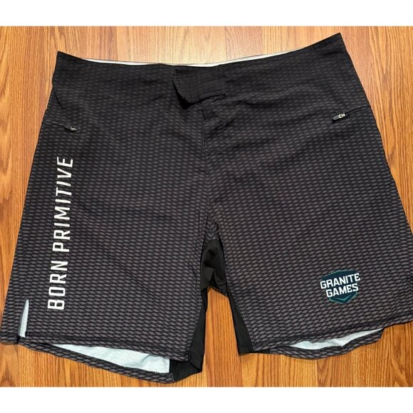 Born Primitive Shorts Mens 44 9" Athletic Training CrossFit Granite Games - Picture 1 of 6